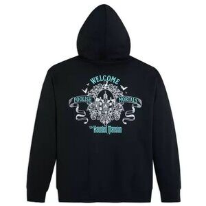 Brand New Without Tags Haunted Mansion Adult Zip Hoodie - Disneyland